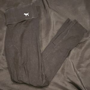Victoria's Secret Pink Black Yoga Pants